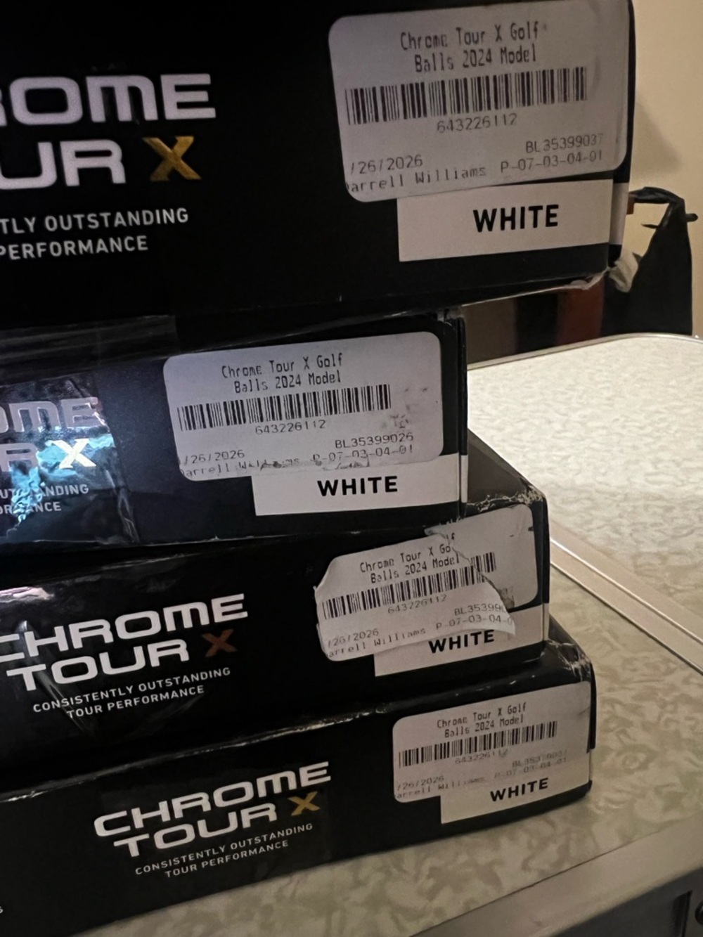 New Callaway Chrome Tour X Golf Balls (2024) – 1 Dozen (12 Balls) Sealed